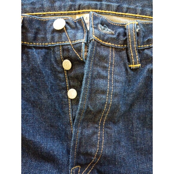 RRL Double RL Japanese Selvedge Jeans 38x32 Rinse Redline Slim Bootcut Buttonfly - Picture 7 of 12